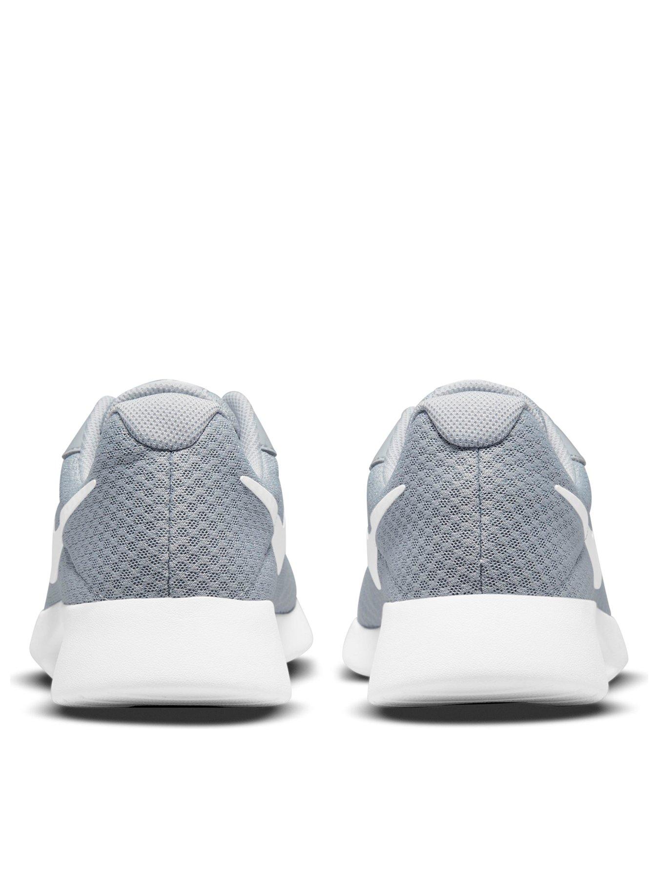 Nike tanjun clearance grey and white