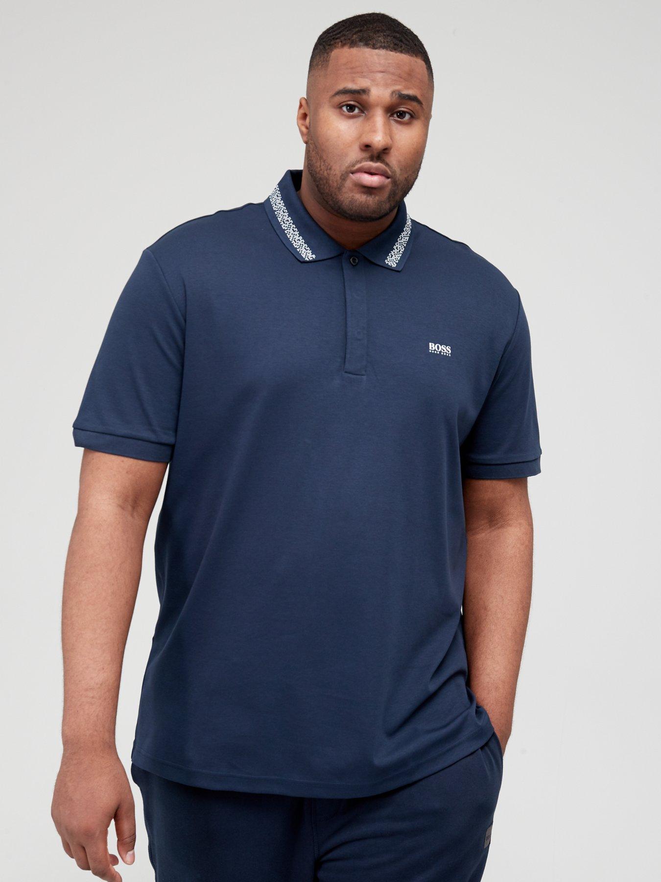 mens big and tall white polo shirt