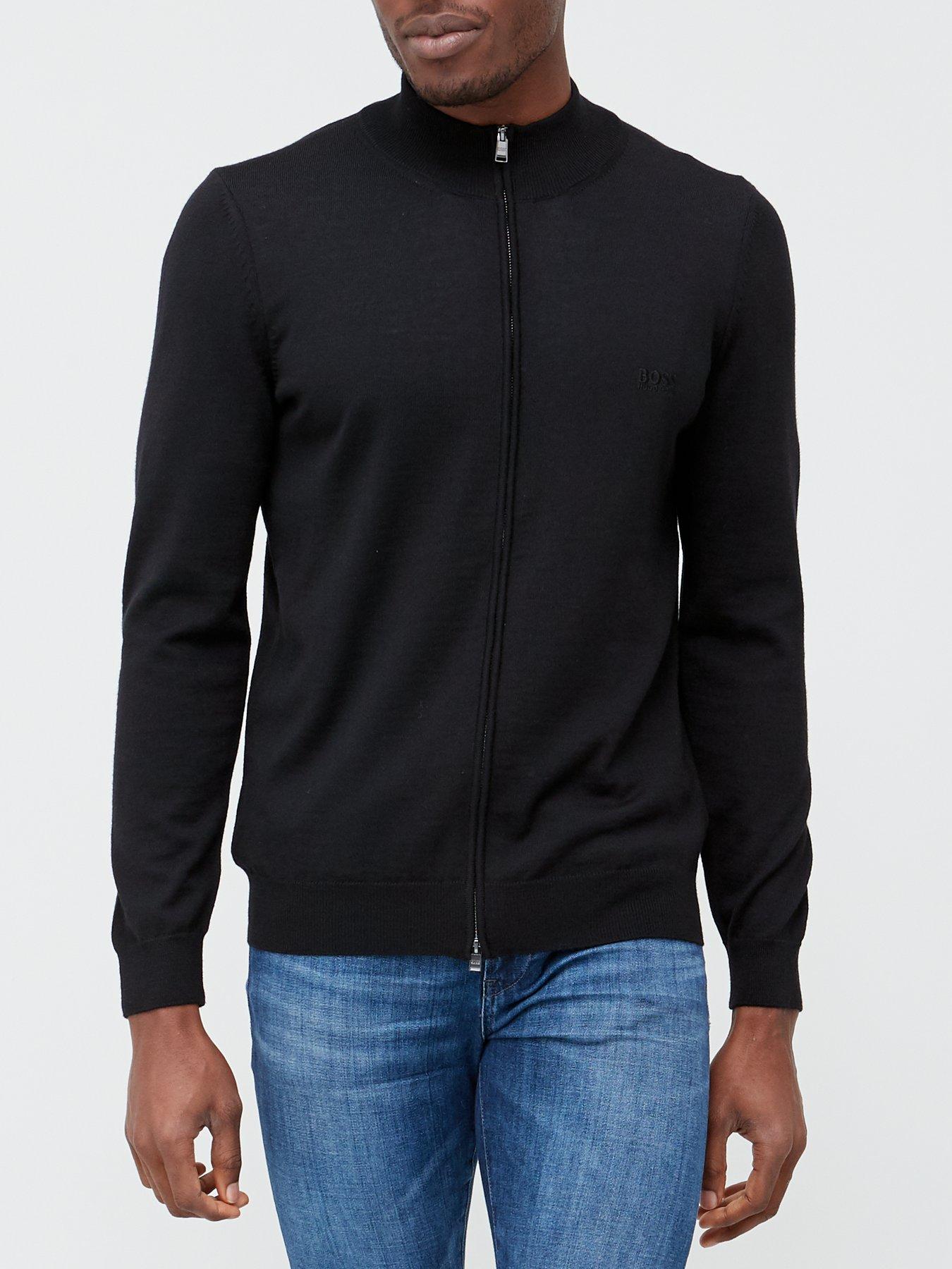 Jumpers & Cardigans Balonso-l Full Zip Knitted Jumper - Black