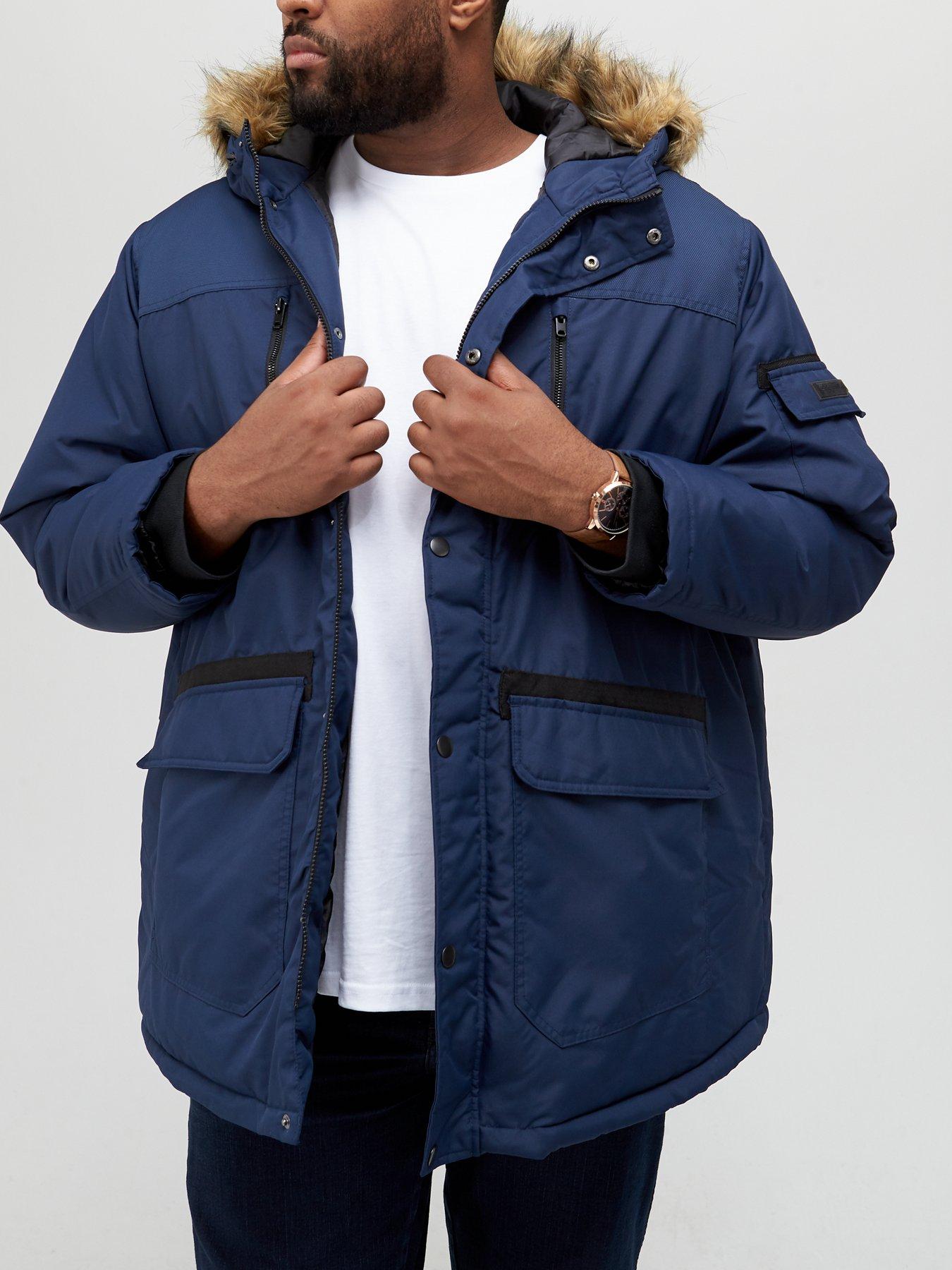 mens large tall down jacket