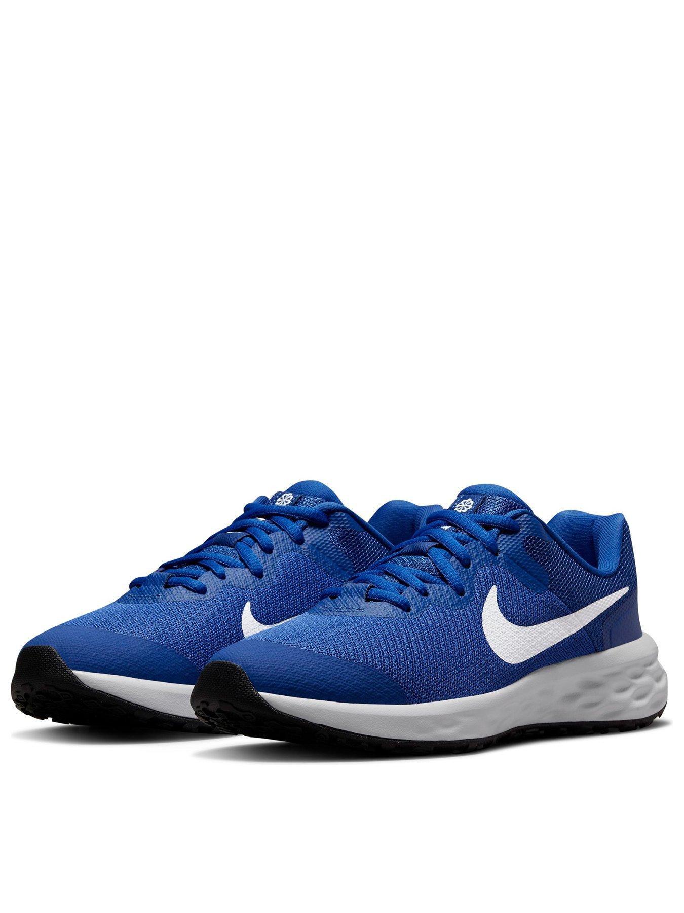 blue nike trainers