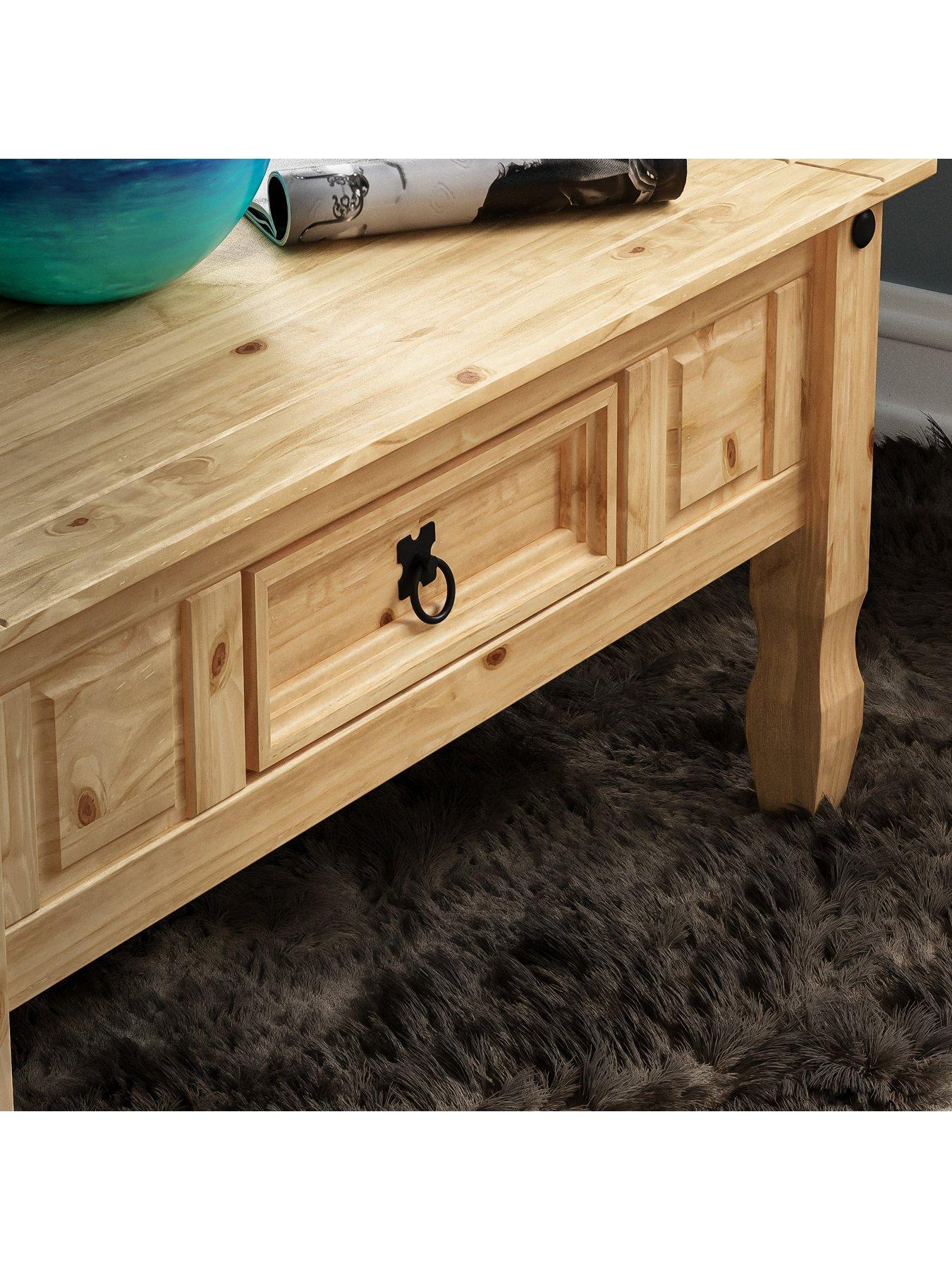 Image 5 of 5 of Vida Designs Corona Solid Pine 1 Drawer Coffee Table
