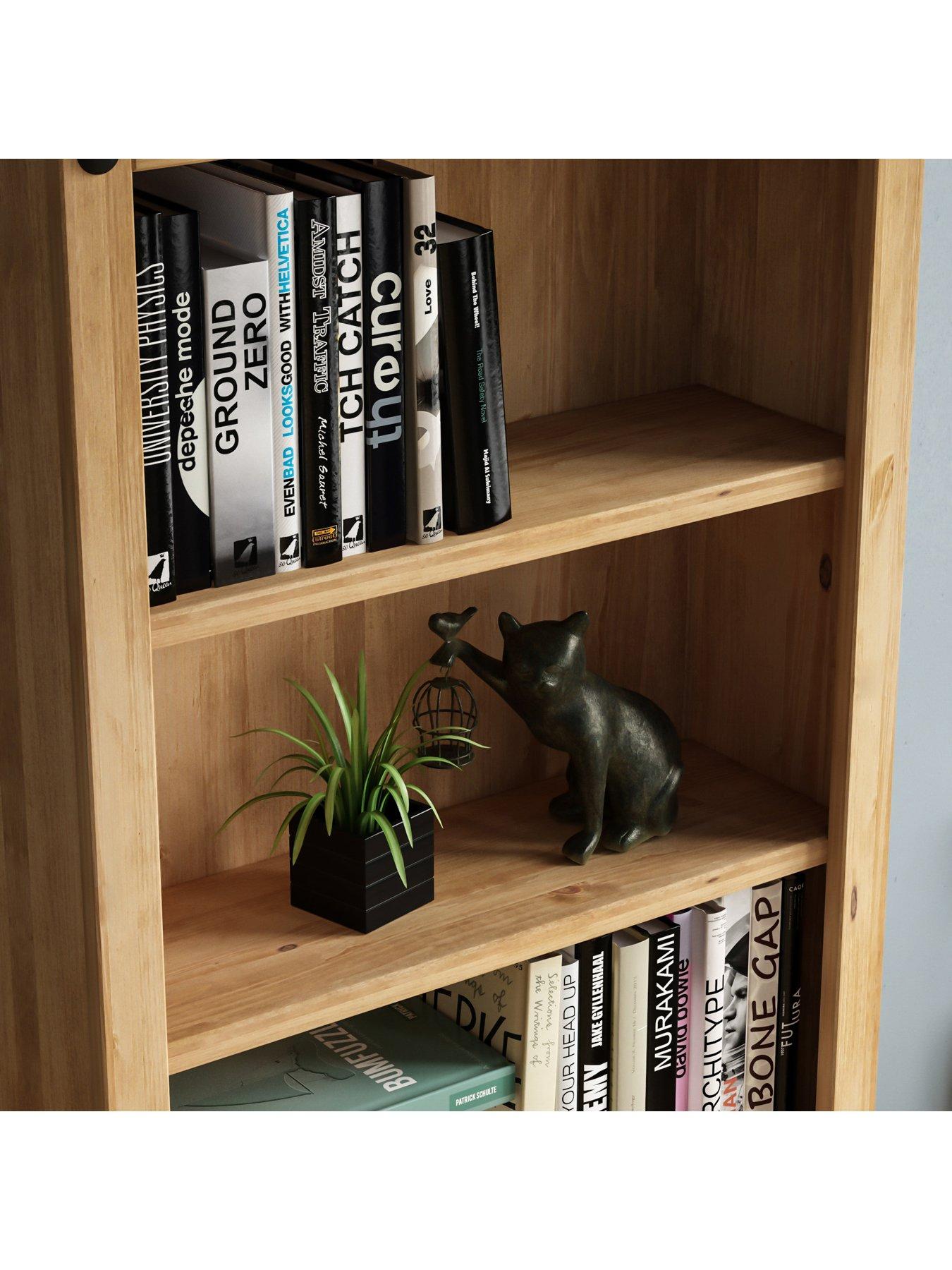 Image 6 of 6 of Vida Designs Corona Solid Pine Large Bookcase