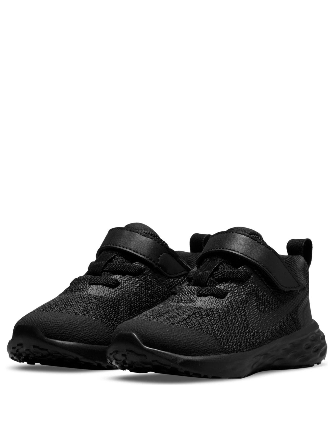 Black infant hot sale trainers