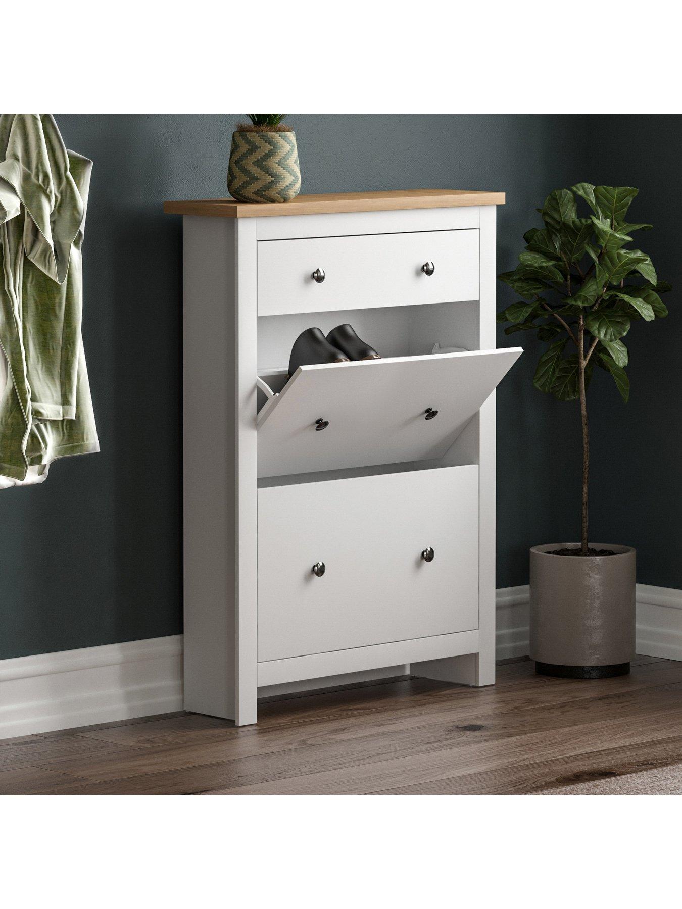 Product photograph of Vida Designs Arlington Shoe Cabinet from very.co.uk