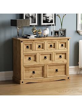 Product photograph of Vida Designs Corona 4 3 2 Drawer Merchant Chest from very.co.uk