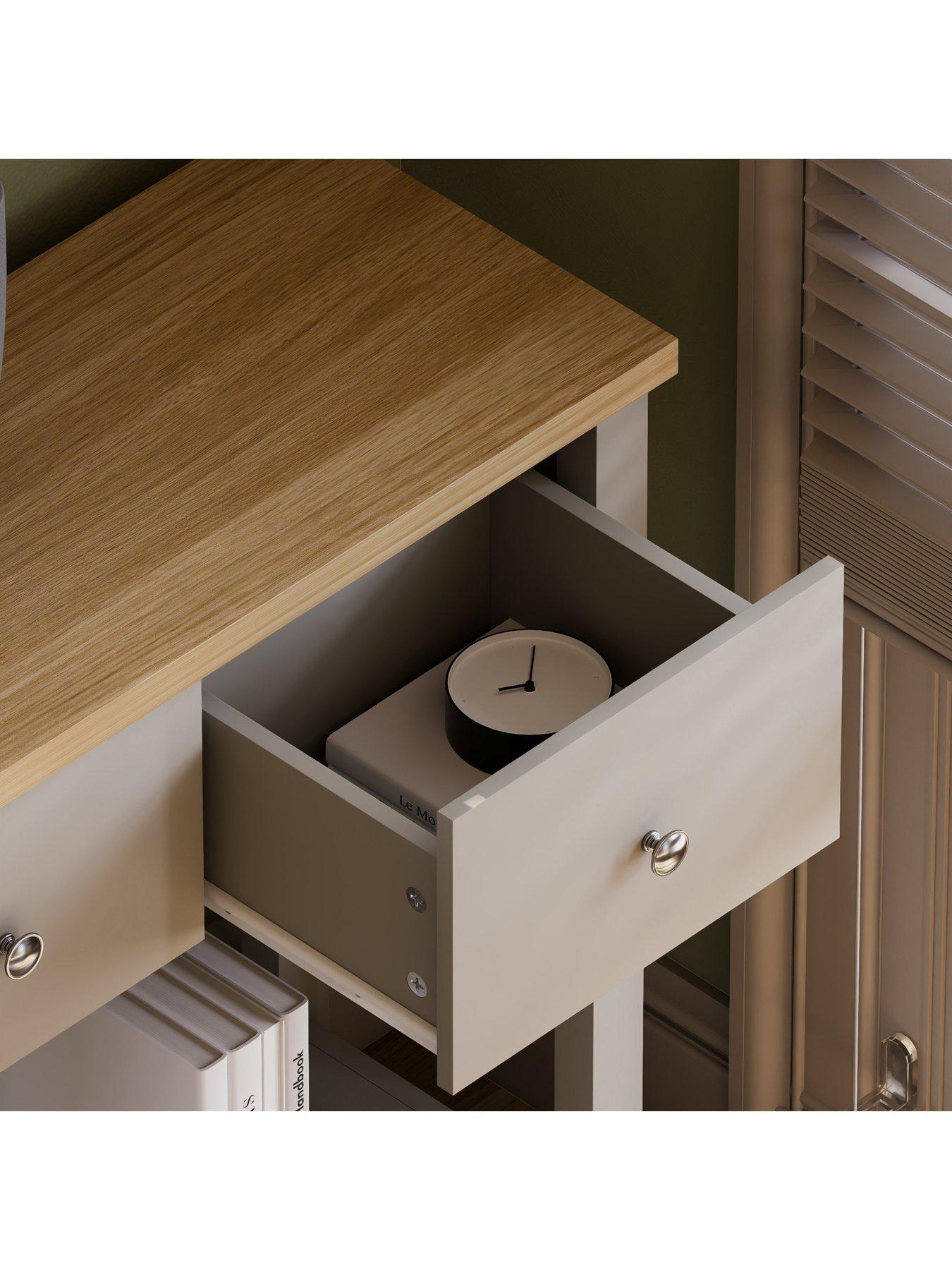 Vida Designs Arlington 3 2 Chest of Drawers Cabinet Storage Modern Bedroom Furniture (Grey