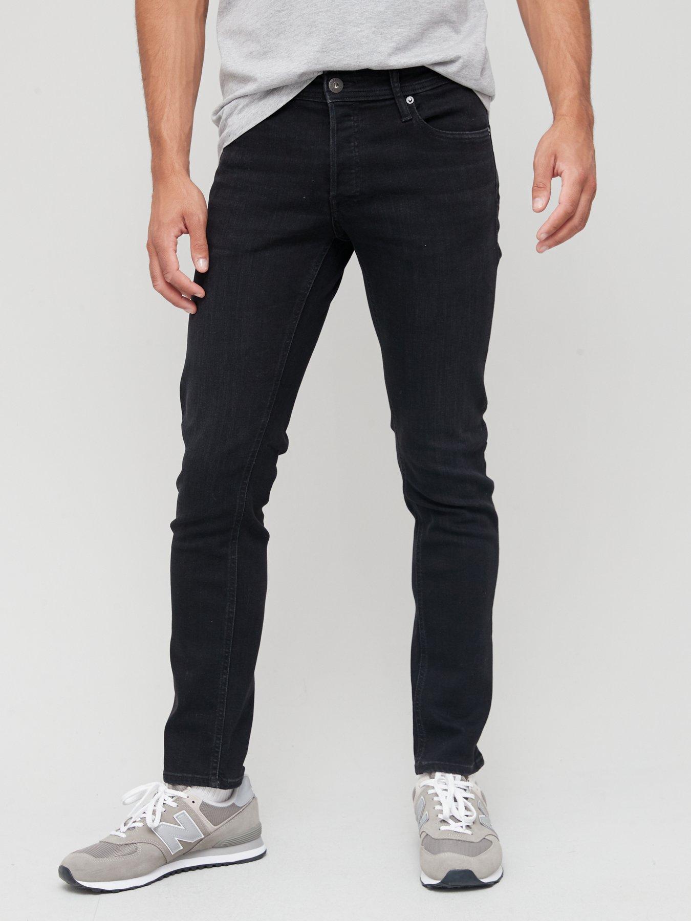 Acne Studios Denim Slim Tapered Jeans in Black for Men Mens Clothing Jeans Slim jeans 