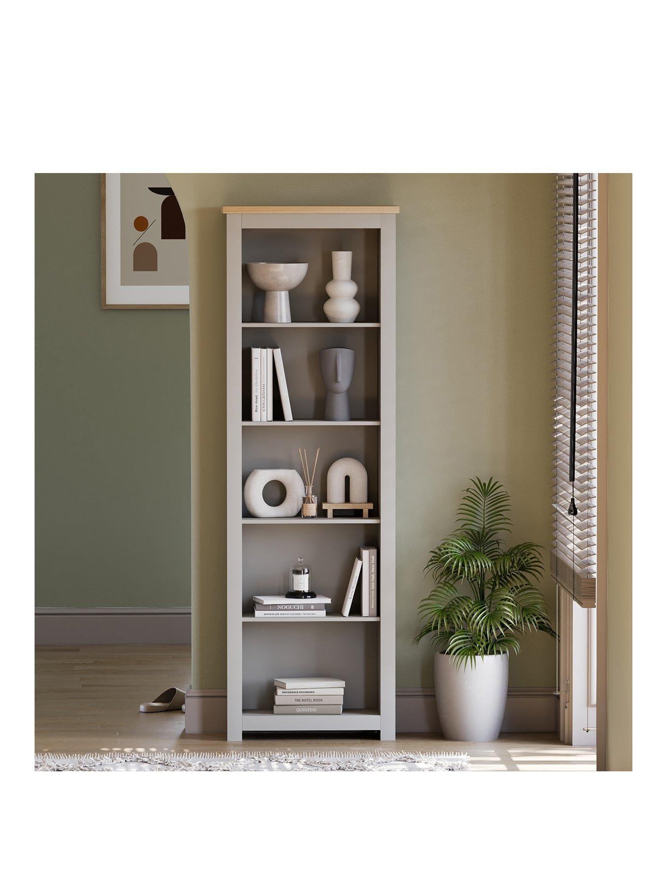 Image 3 of 6 of Vida Designs Arlington 5 Tier Bookcase - Grey