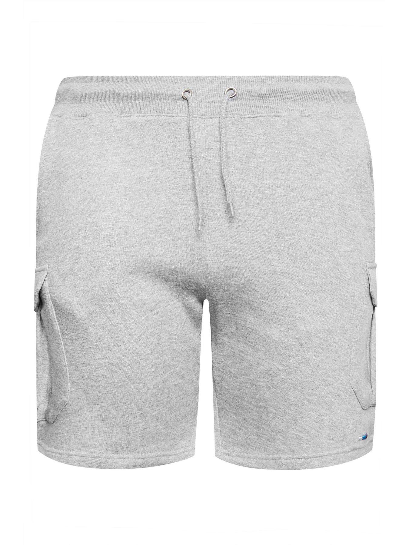 Image 5 of 5 of BadRhino Essential Jersey Cargo Shorts Marl - Grey