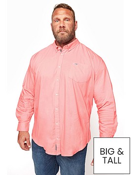 badrhino-essential-long-sleeve-oxford-shirt-pink