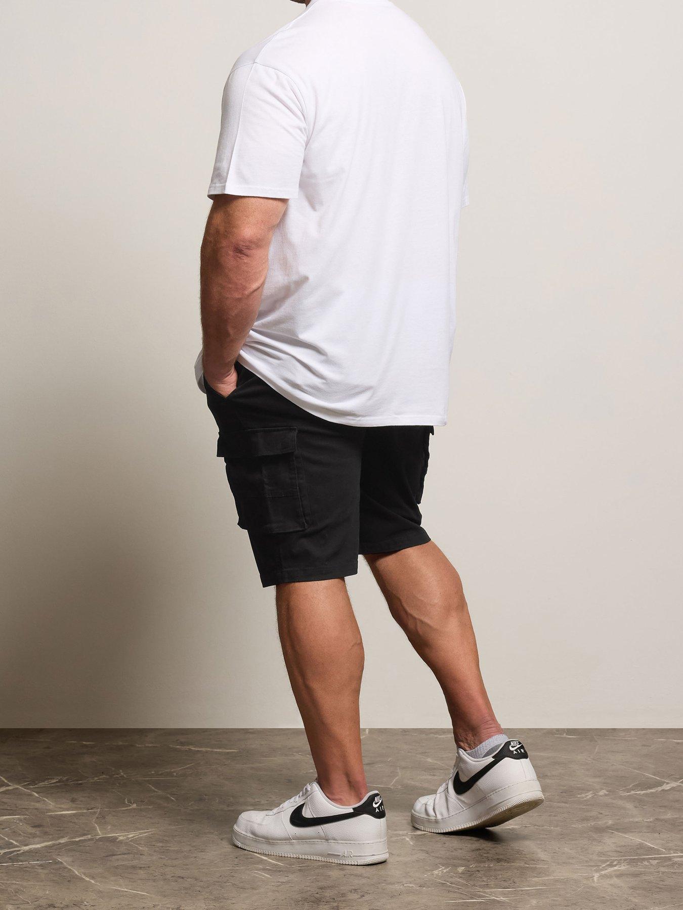 Image 2 of 4 of BadRhino Stretch Cargo Shorts - Black