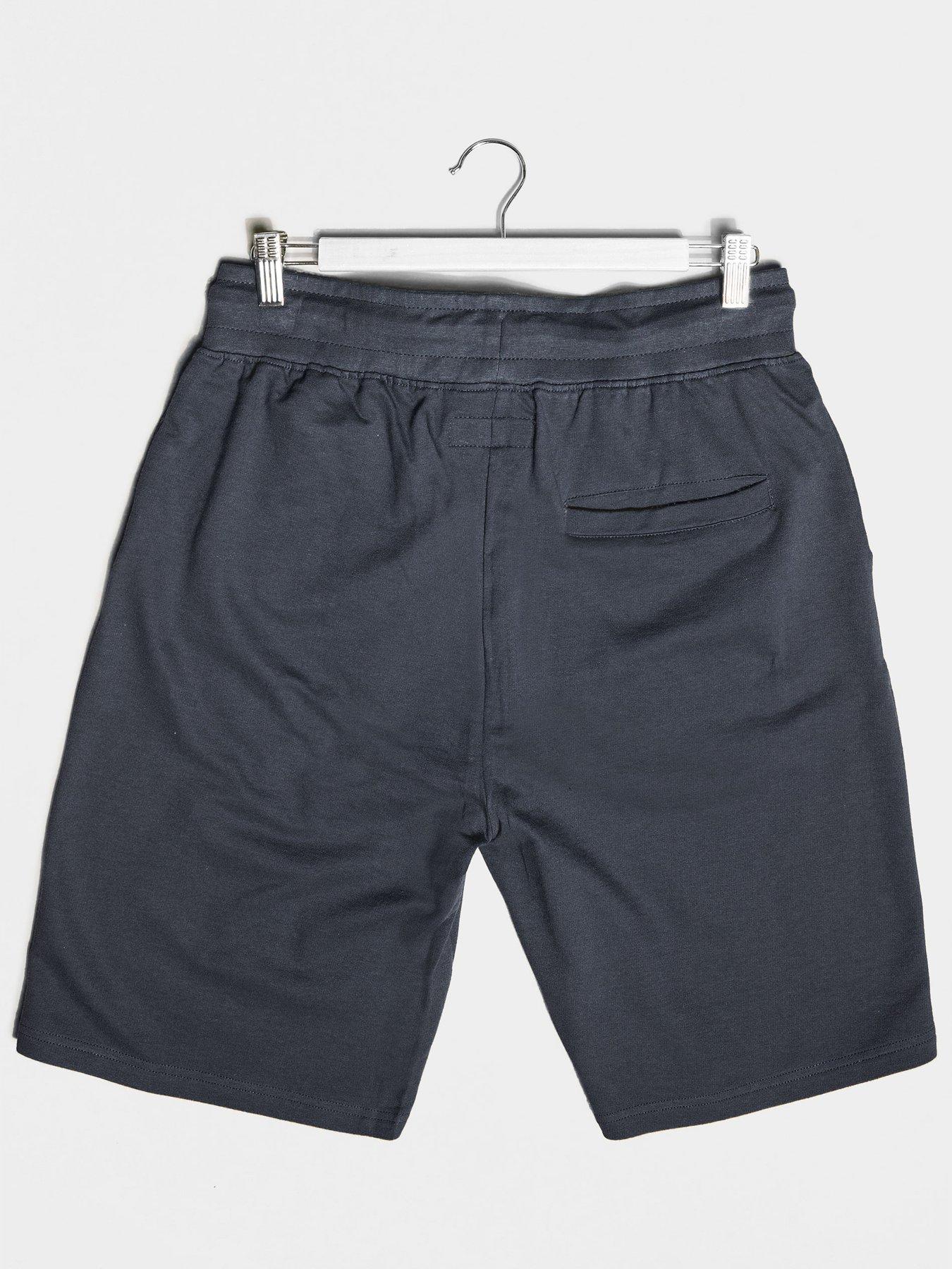 Image 2 of 2 of BadRhino Essential Jersey Sweat Shorts - Navy