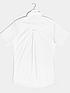  image of badrhino-essential-smart-short-sleeve-oxford-shirt-white-white