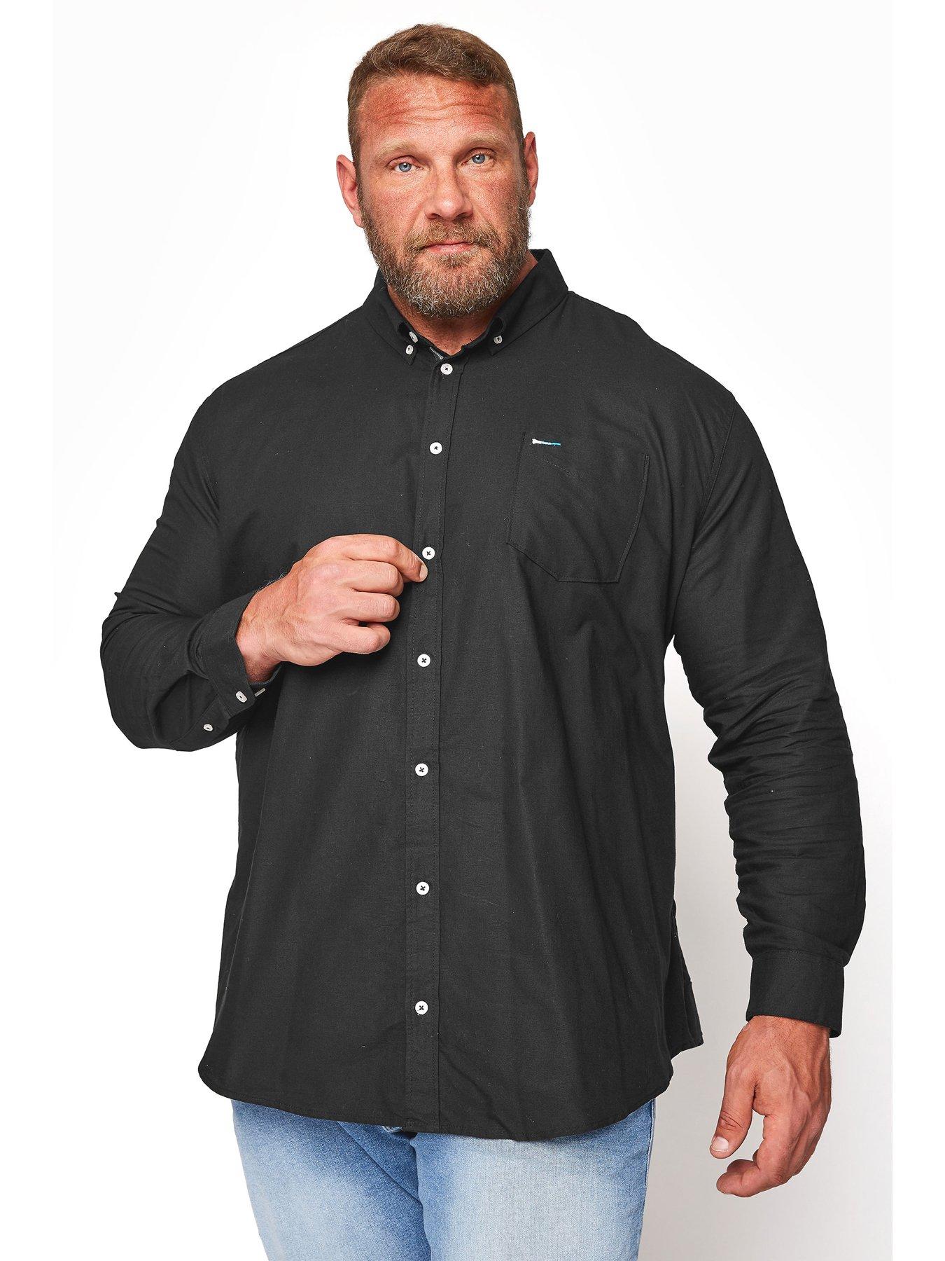 Shirts Essential Long Sleeve Oxford Shirt - Black