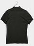  image of badrhino-essential-plain-polo-shirt-black