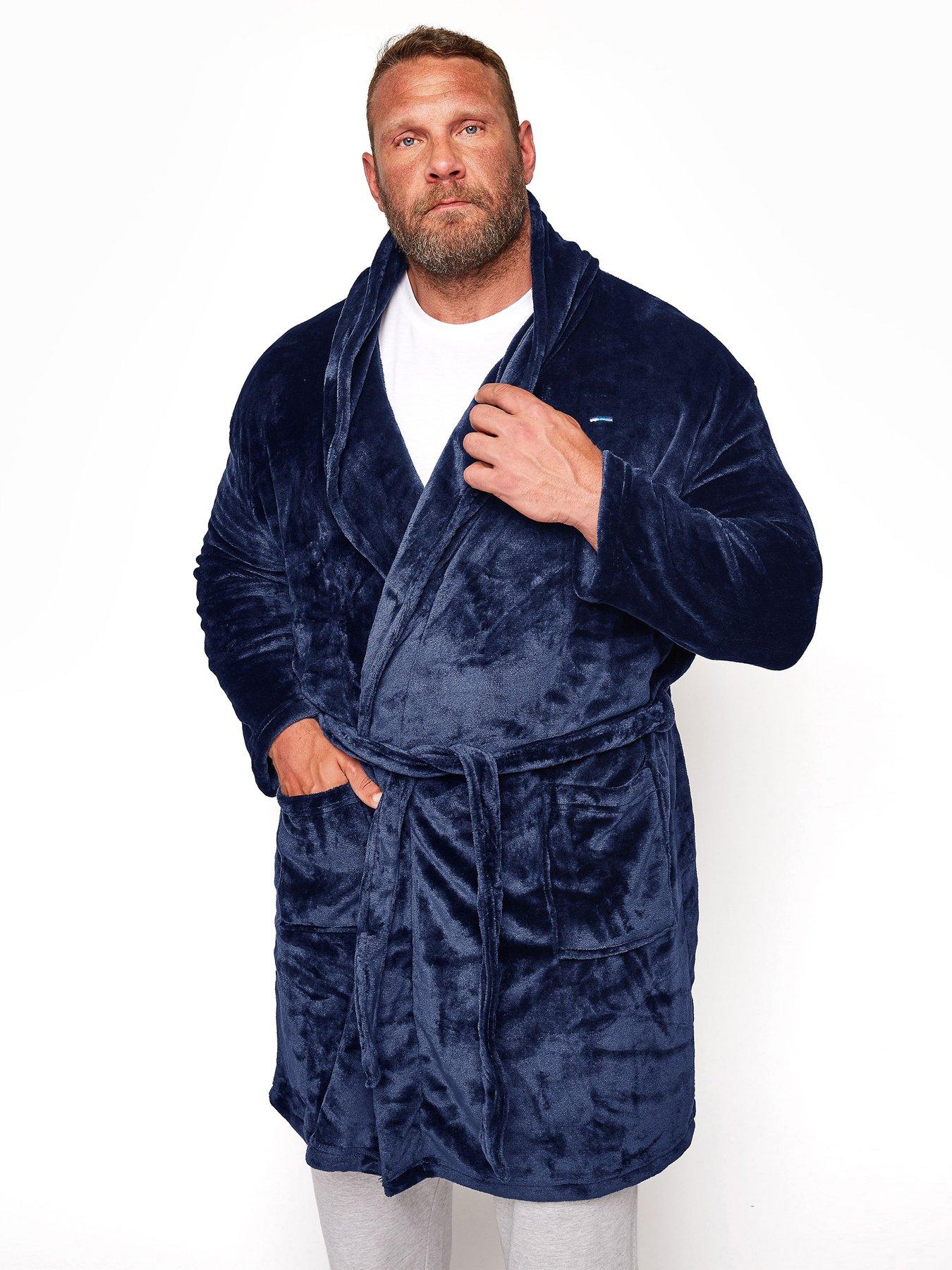 mens teddy bear dressing gown