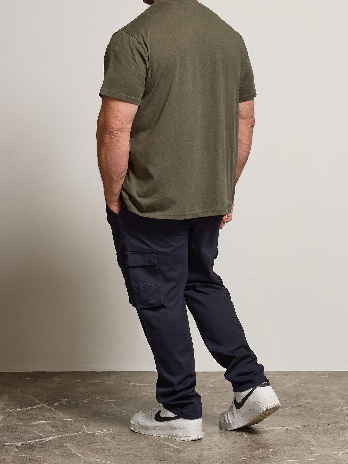 Image 2 of 4 of BadRhino Essential Cargo Trousers - Navy