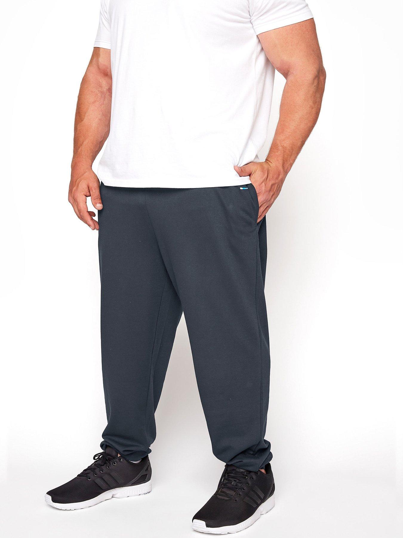 Mens big and tall track clearance pants