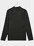  image of badrhino-essential-plain-long-sleeve-polo-shirt-black