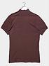  image of badrhino-essential-plain-polo-shirt-burgundy