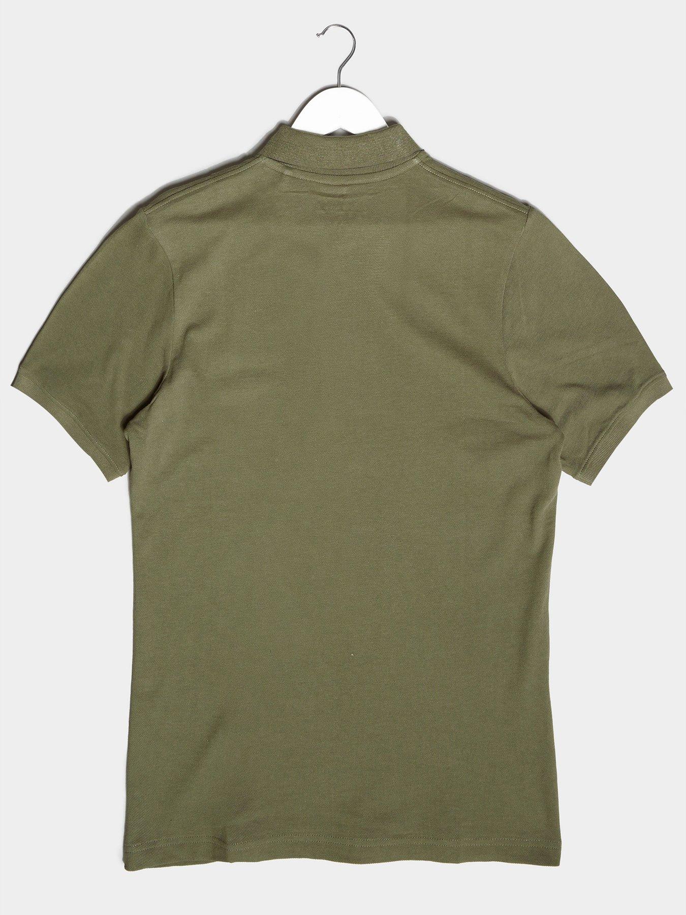 Image 2 of 2 of BadRhino Essential Short Sleeve Plain Polo Shirt - Khaki