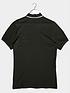  image of badrhino-essential-short-sleeve-tipping-polo-shirt-black