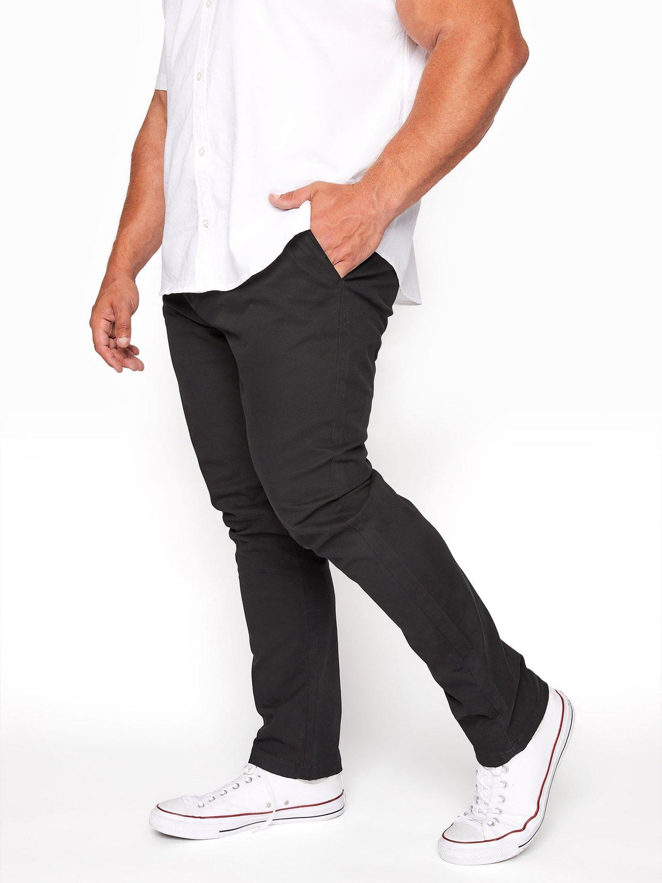 Stretch cotton twill chinos | Alcott | Men's Trousers