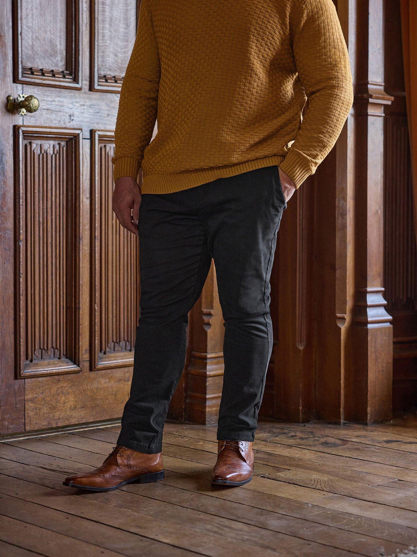 Image 1 of 5 of BadRhino Essential Chino Trousers - Black