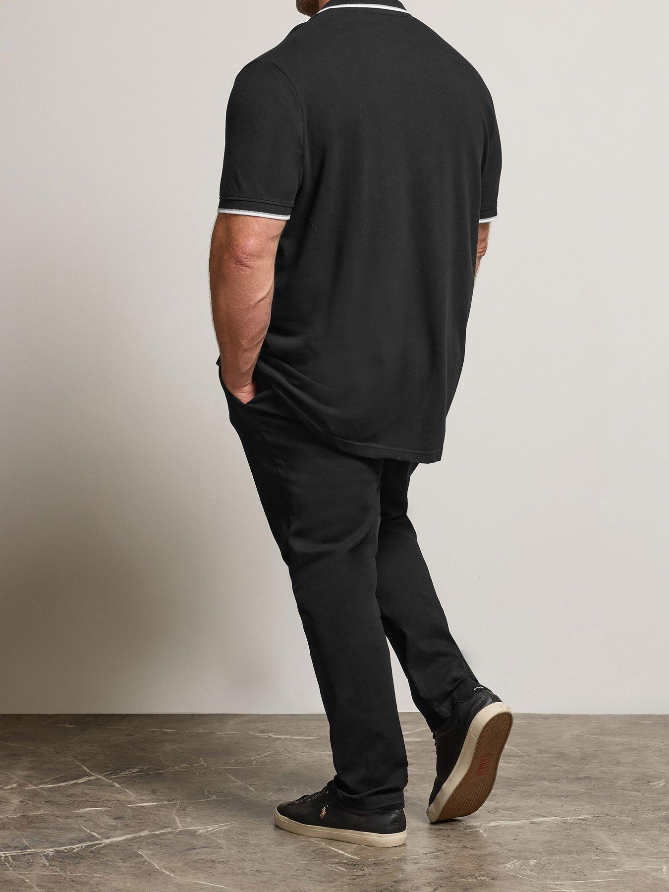 Image 2 of 5 of BadRhino Essential Chino Trousers - Black