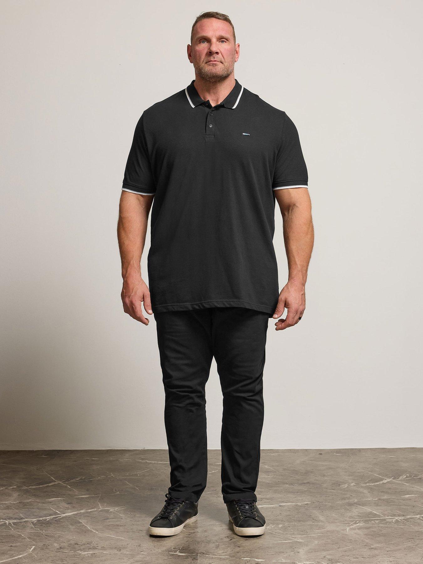 Image 3 of 5 of BadRhino Essential Chino Trousers - Black
