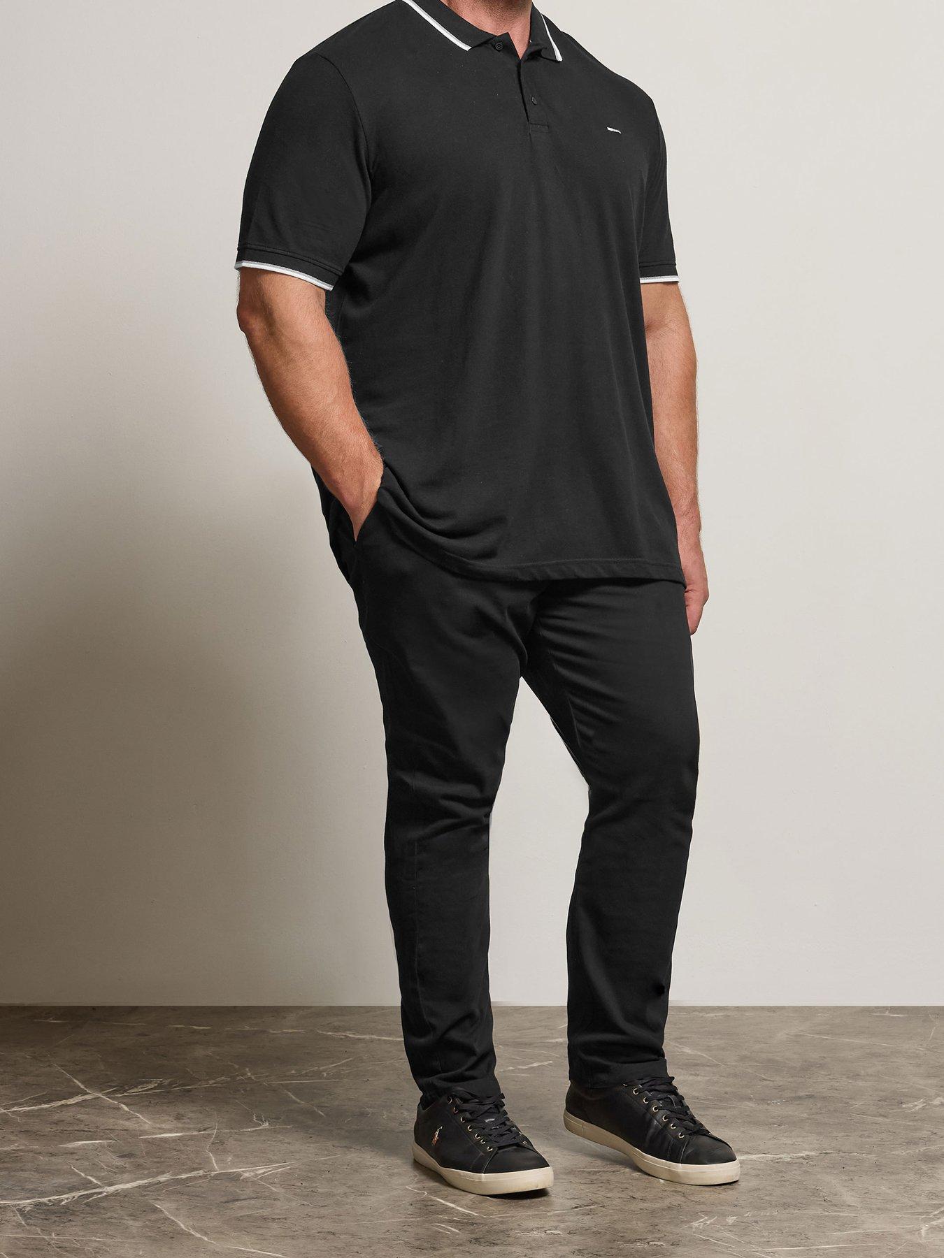 Image 4 of 5 of BadRhino Essential Chino Trousers - Black