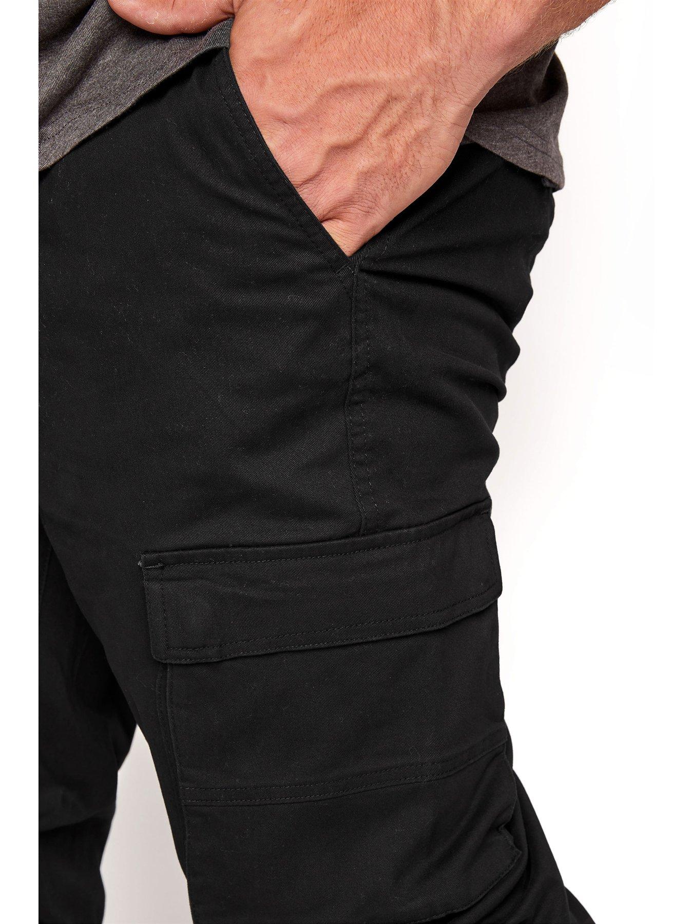 Image 4 of 4 of BadRhino Essential Cargo Trousers - Black