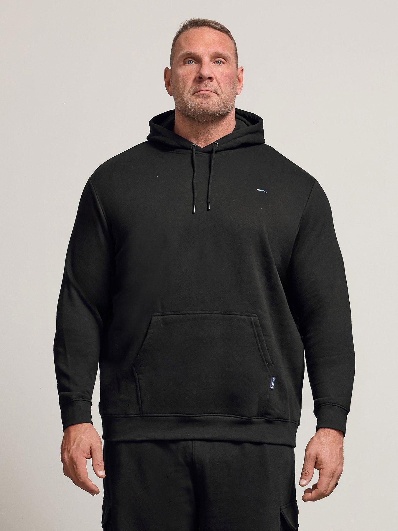 BadRhino Essential Hoodie, Black, Size 4Xl, Men