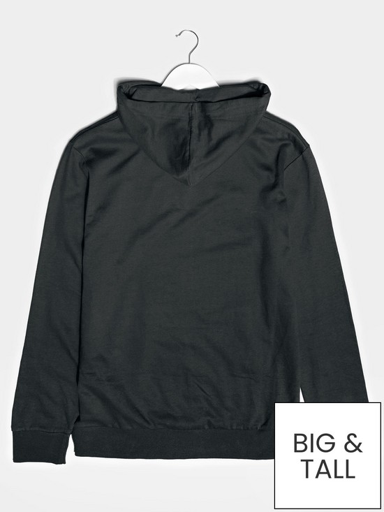 stillFront image of badrhino-essential-hoodie-black
