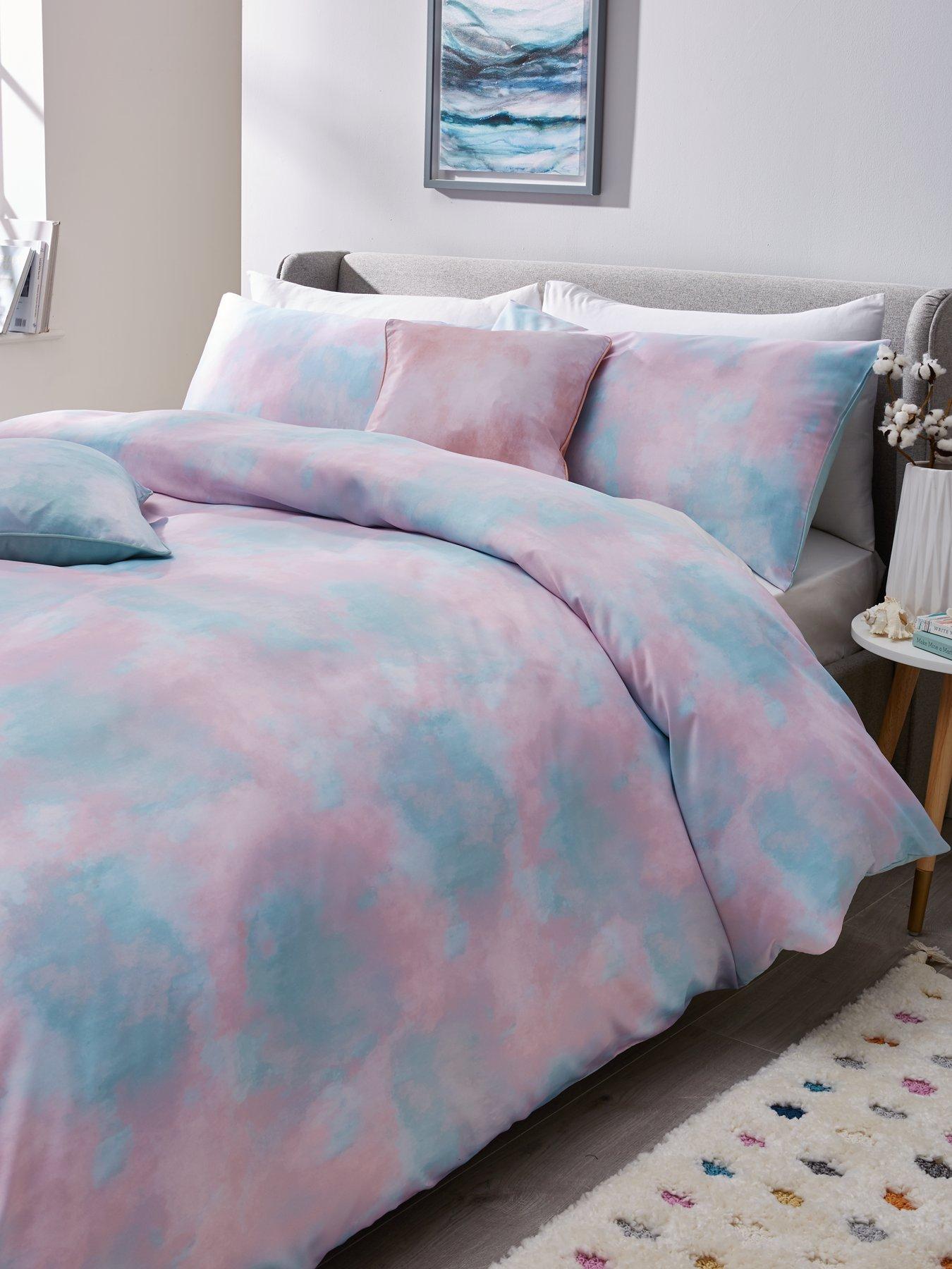 Product photograph of Maya Watercolour Duvet Cover Set - Multi from very.co.uk