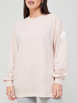 nike-air-nsw-oversized-long-sleevenbsptop-pink