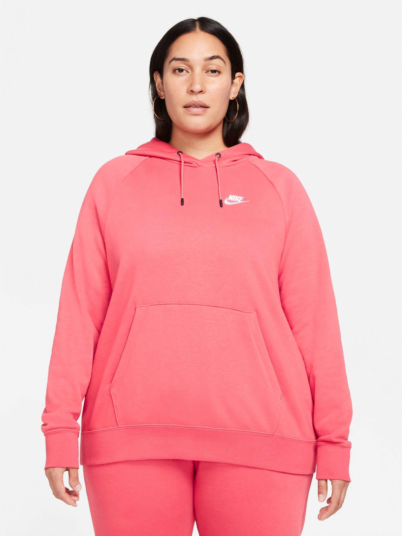 nike pink zip up