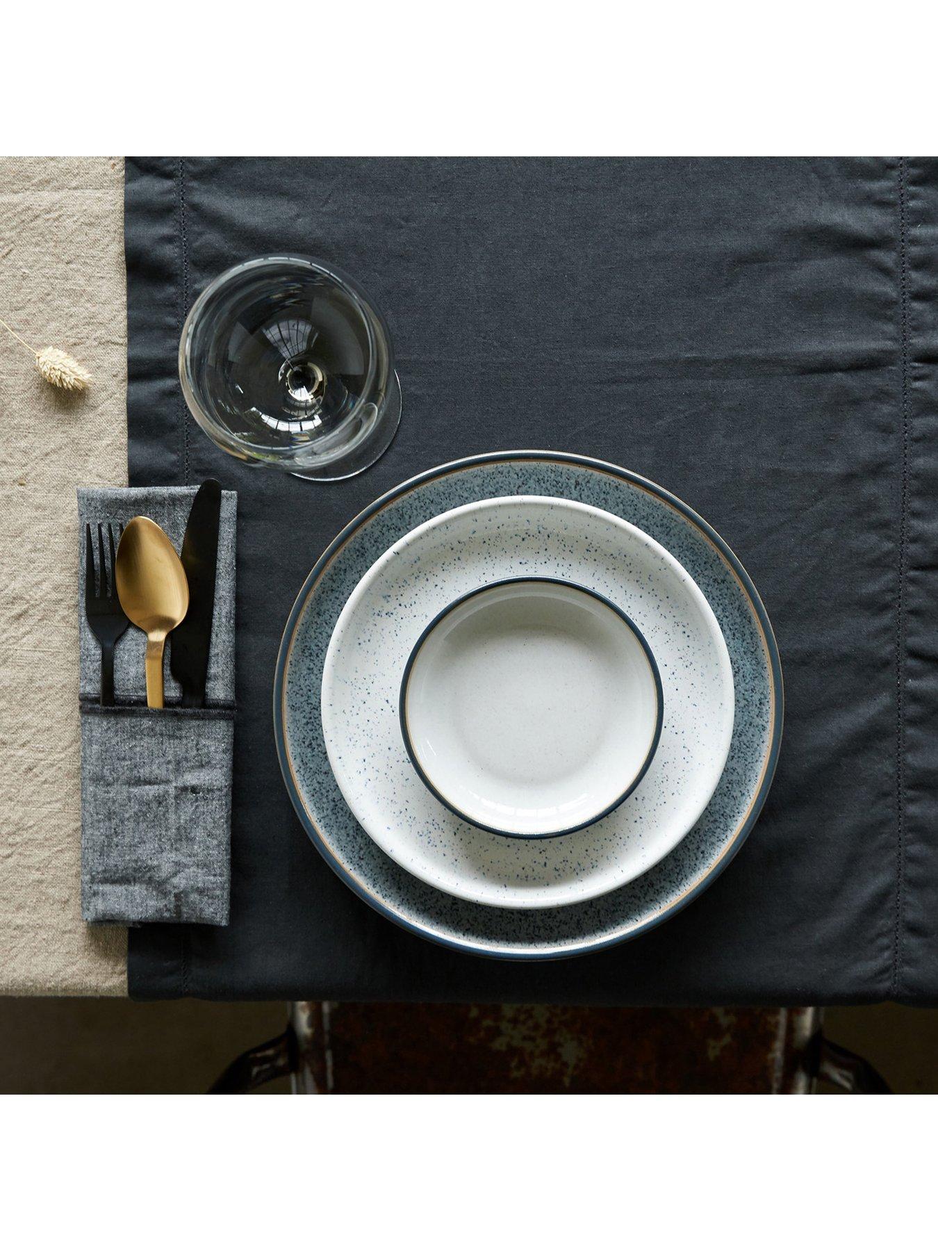 Denby grey outlet dinner set