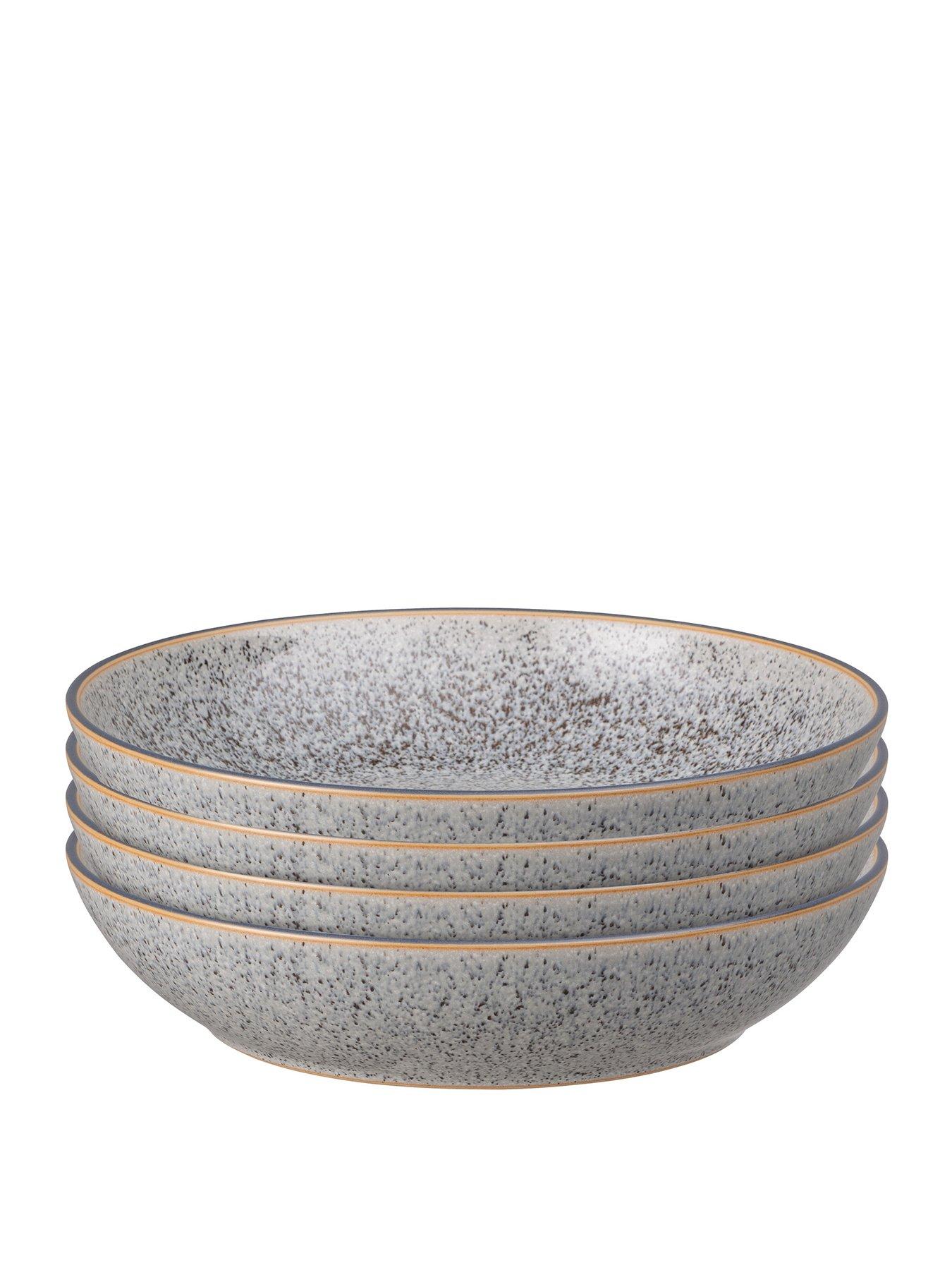 Denby Studio Grey 4-Piece Pasta Bowl Set