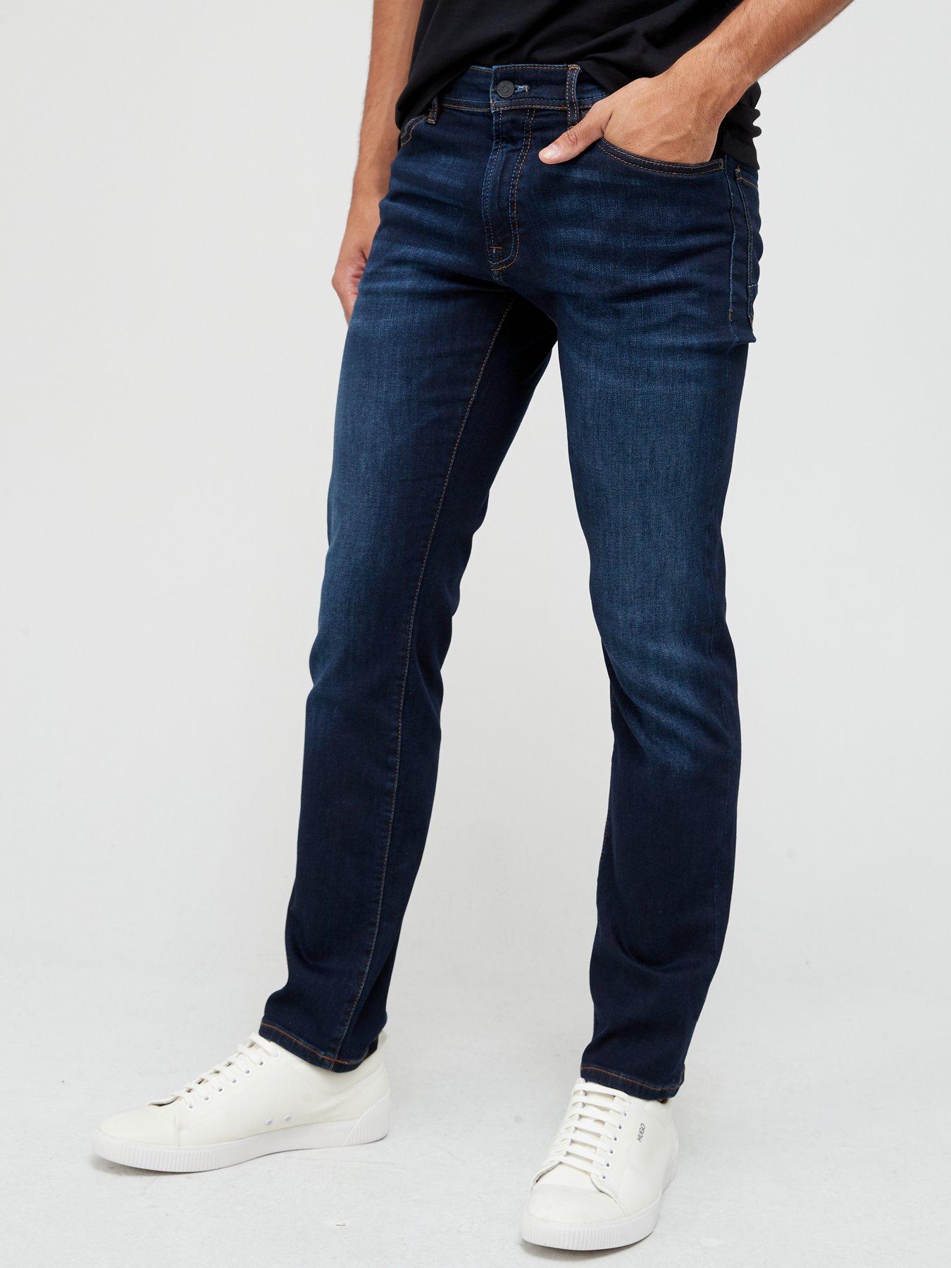 Boss Maine Regular Fit Jeans - Dark Blue