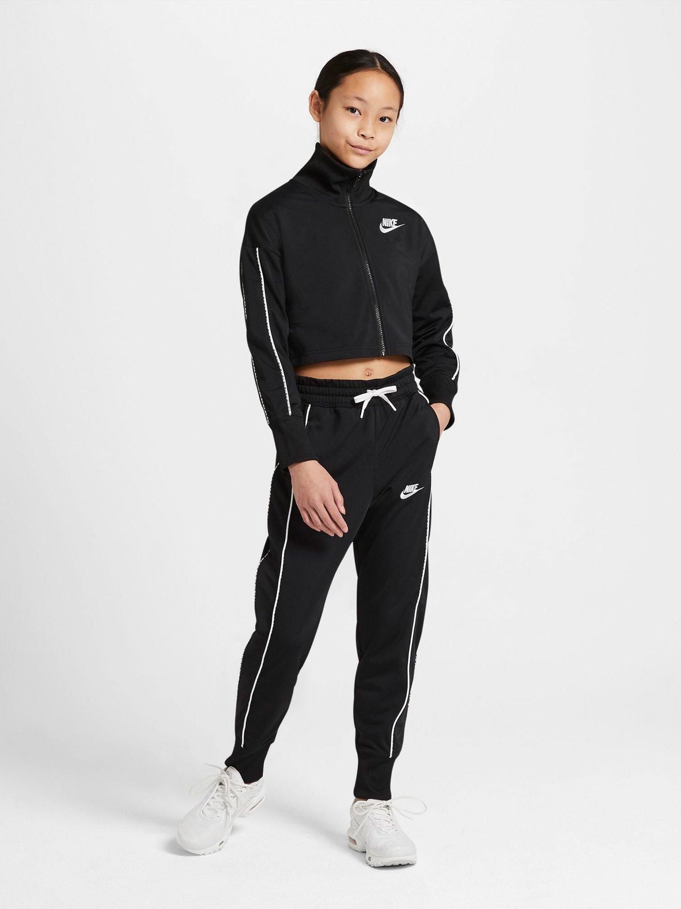 Girls nike clearance tracksuit