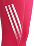  image of adidas-junior-girls-believe-this-3-stripesnbsptight-pinkwhite