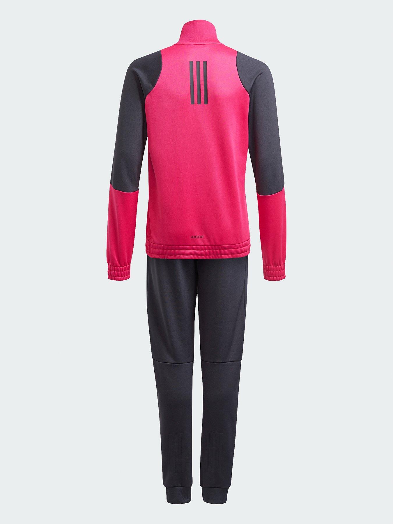 Baby Clothes Junior Girls XFG Tracksuit - Black/Pink