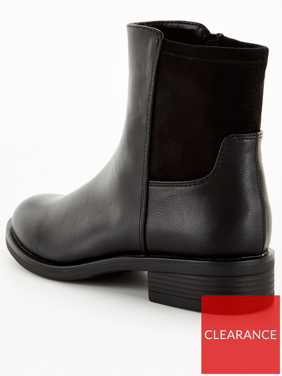 stillFront image of v-by-very-comfort-ankle-boot-black