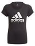 adidas-junior-girls-bl-t-shirt-blackwhitefront