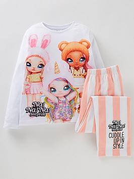 nanana-surprise-girls-nanana-surprise-stripe-pyjamas-pinkwhite