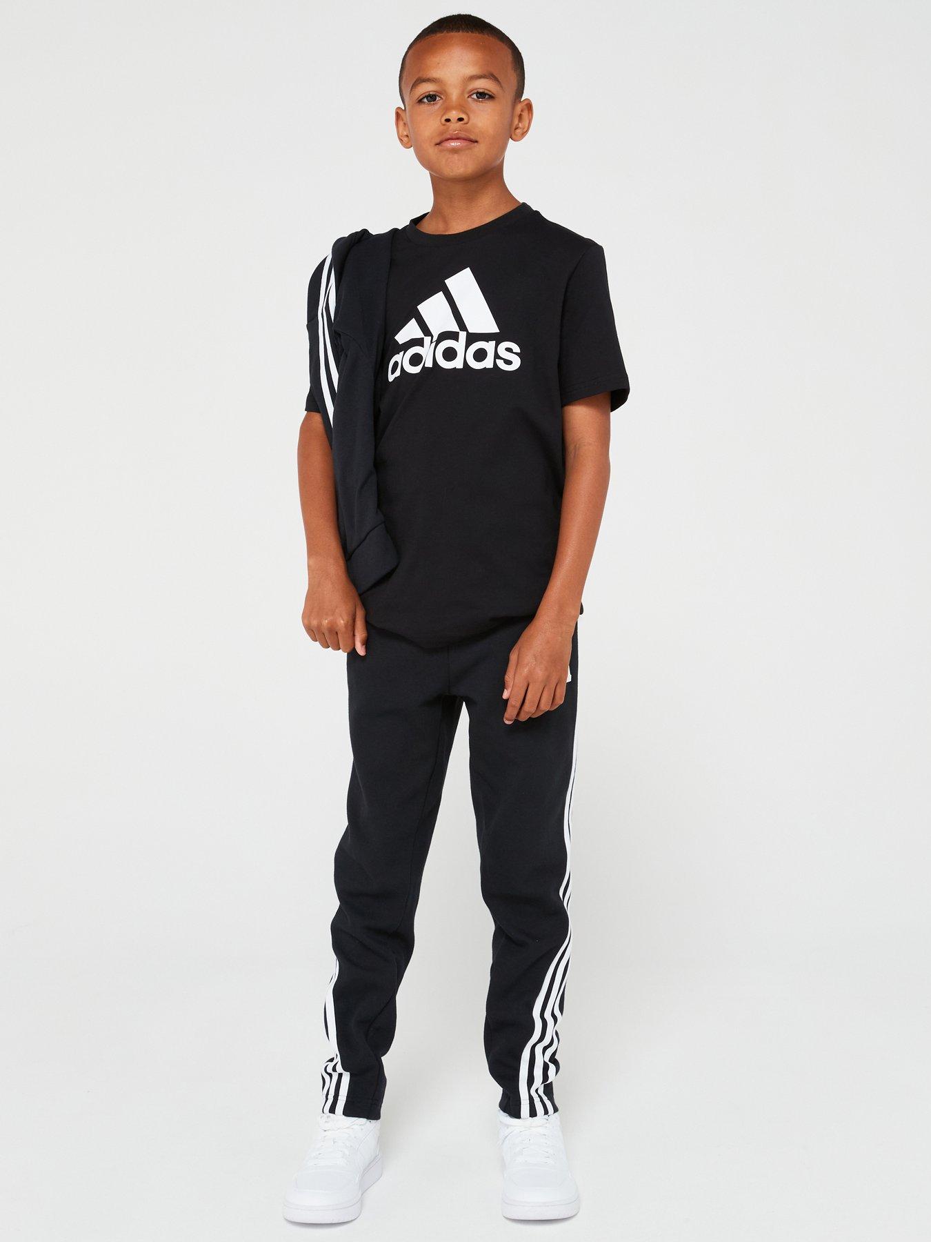undefined Junior Essentials Short Sleeve T-Shirt  - Black/White
