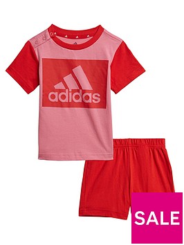 adidas-infant-unisex-i-bl-t-shirt-set-redpink