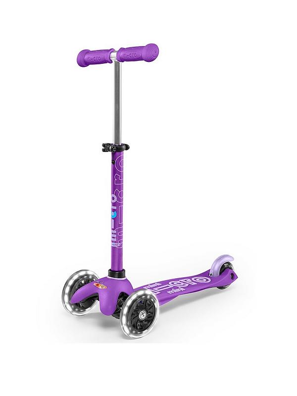 Image 1 of 5 of Micro Scooter Mini Deluxe LED Scooter -&nbsp;Purple